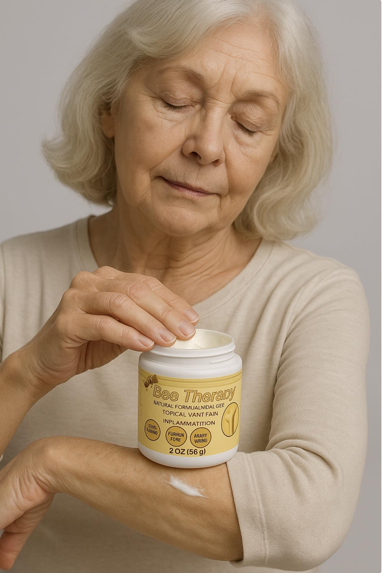 Bee Therapy Cream | Natural Formula with Bee Extract | Topical Use for Joints, Knees, Back & Muscles | 2 oz (56 g) | Paraben Free | Non-Greasy | Lightweight | Made in USA Generic Au supplements