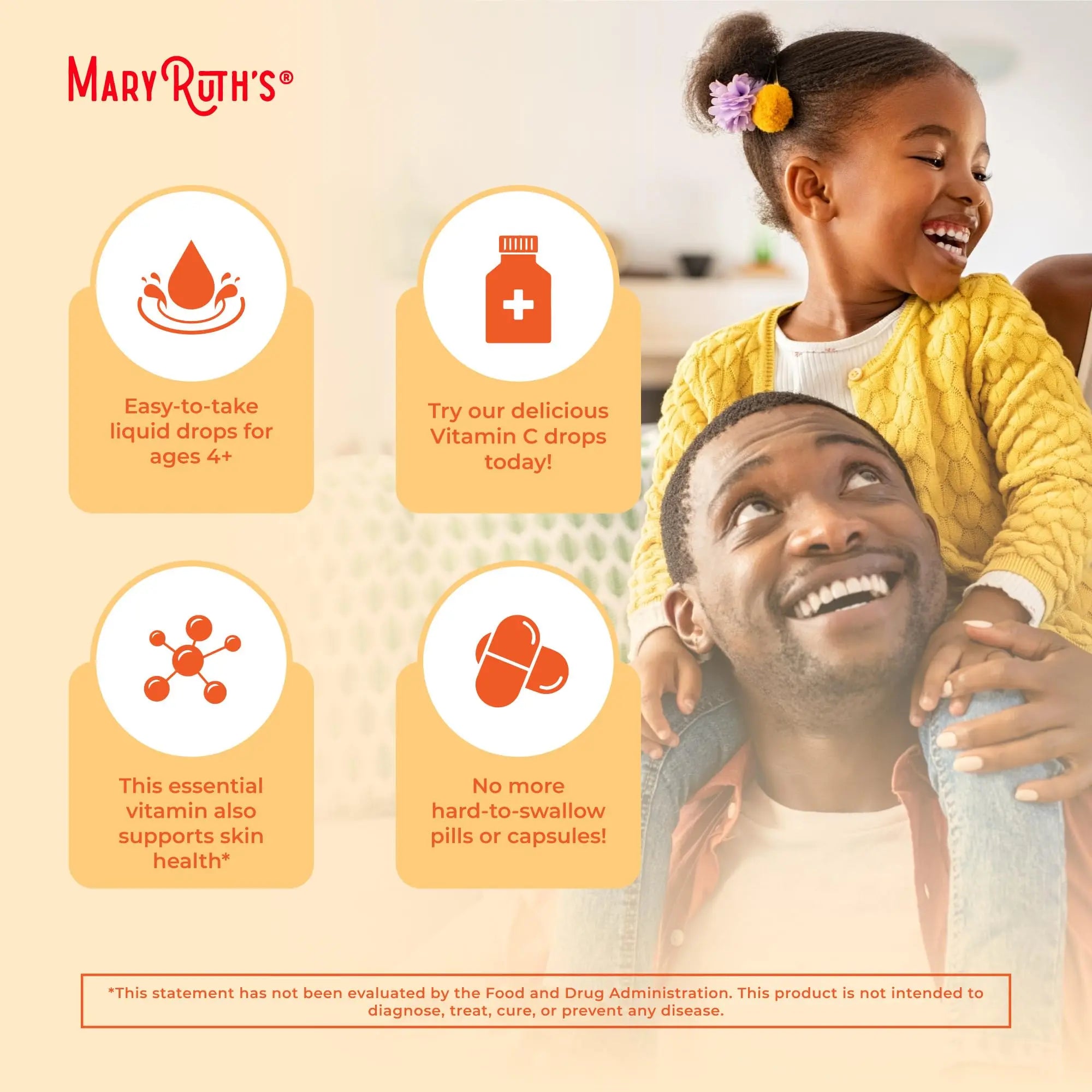 MaryRuth Organics Organic Vitamin C Supplement | Liquid Vitamin C Liquid Drops for Adults & Kids | Immune Support Supplement for Overall Health | Vegan | Non-GMO | Gluten Free | 4 Fl Oz MARYRUTH'S Au supplements