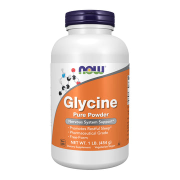 NOW Foods Supplements, Glycine Pure Powder, Promotes Restful Sleep*, Neurotransmitter Support*, 1-Pound NOW Foods Au supplements