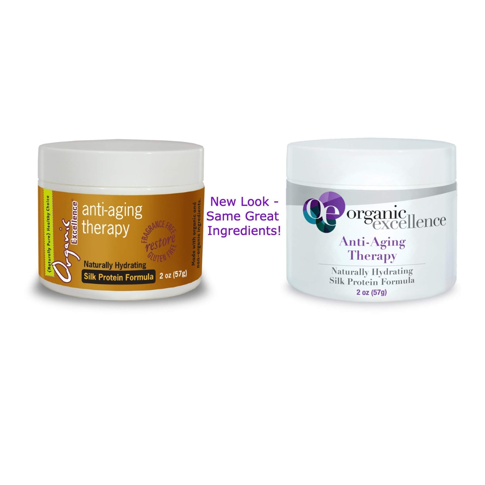 Organic Excellence Organic Moisturizer Face Cream, All Natural Face Moisturizer with Silk Protein to Hydrate, Nourish Protect Skin and Promote Collagen Production Non-Toxic & Fragrance-Free 2 oz Organic Excellence Au supplements