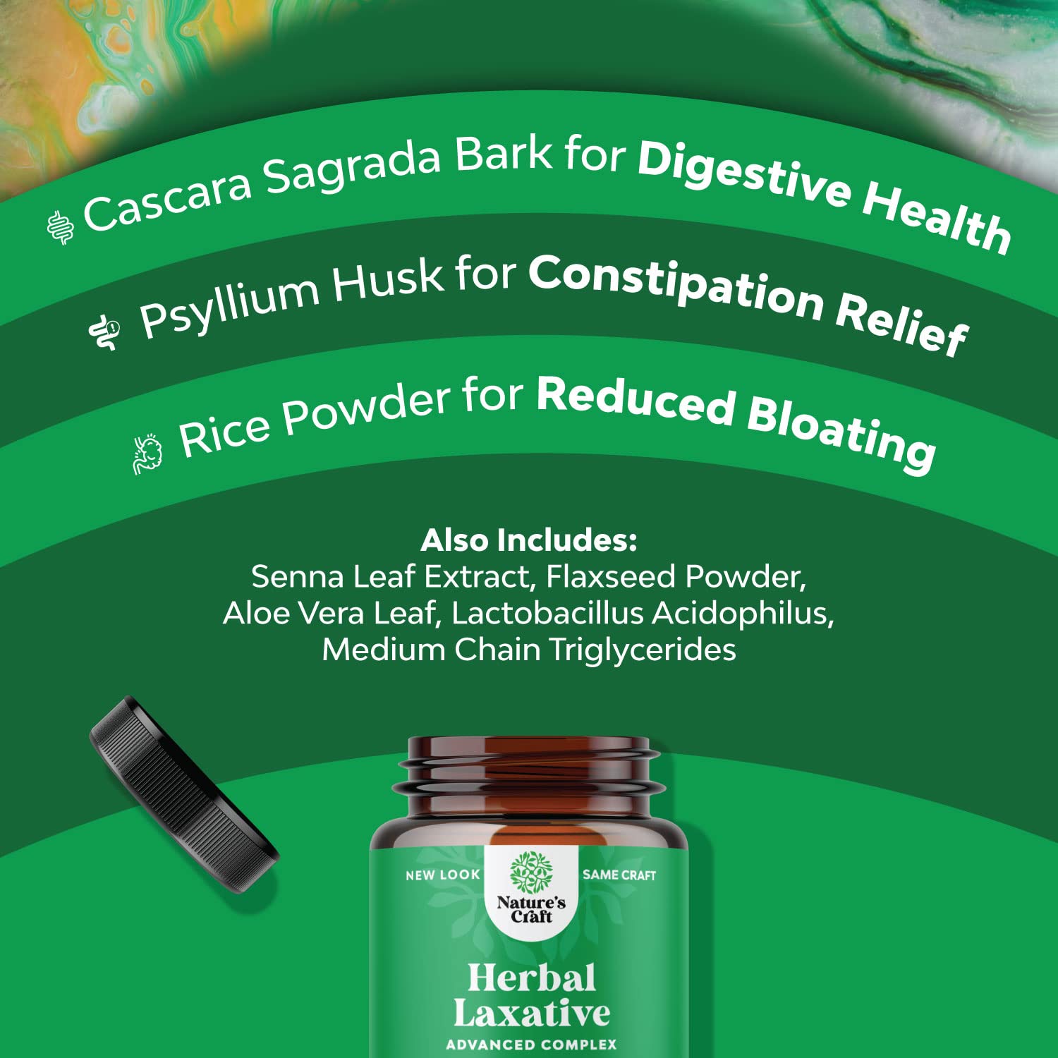 Herbal Laxative Capsules with Probiotics – Natural Laxative Pills to Cleanse Colon and Support Natures Craft Au supplements