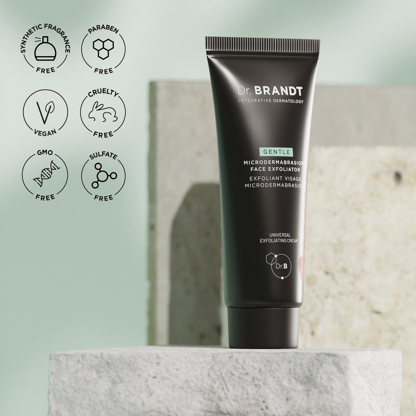 Dr. Brandt Microdermabrasion Gentle Face Exfoliator - Reduces Dull Skin, Uneven Texture, Fine Lines, Acne Scars & Wrinkles - 2.0 oz, Pack of 2 Dr. Brandt Skincare buy supplements Au