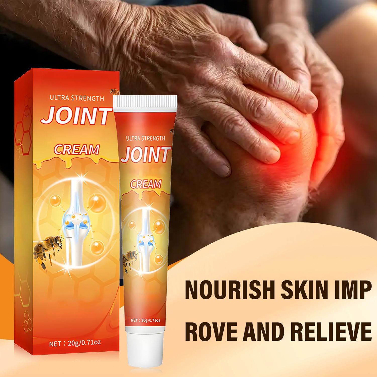 XiuFa 3PCS Joint Cream, Bee Venom Joint Repair Cream, for Back, Neck, Feet, Shoulder XiuFa Au supplements