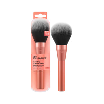 Real Techniques Extra Big Powder Brush, Large Makeup Brush For Powder, Fluffy Head For All-Over Setting, XL Oversized Brush For Quick Application, Cruelty-Free, Synthetic Bristles, 1 Count Real Techniques Au supplements
