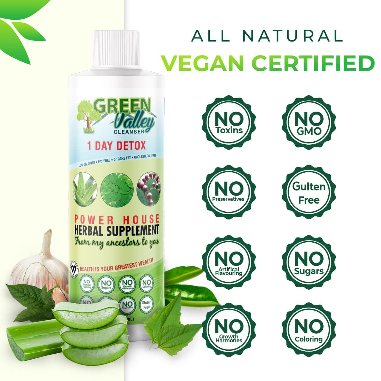 1 Day Colon Liquid Cleanse Formula and Liver Detox - Vegan Friendly, Helps Healthy Digestion Green Valley Cleanser Au supplements