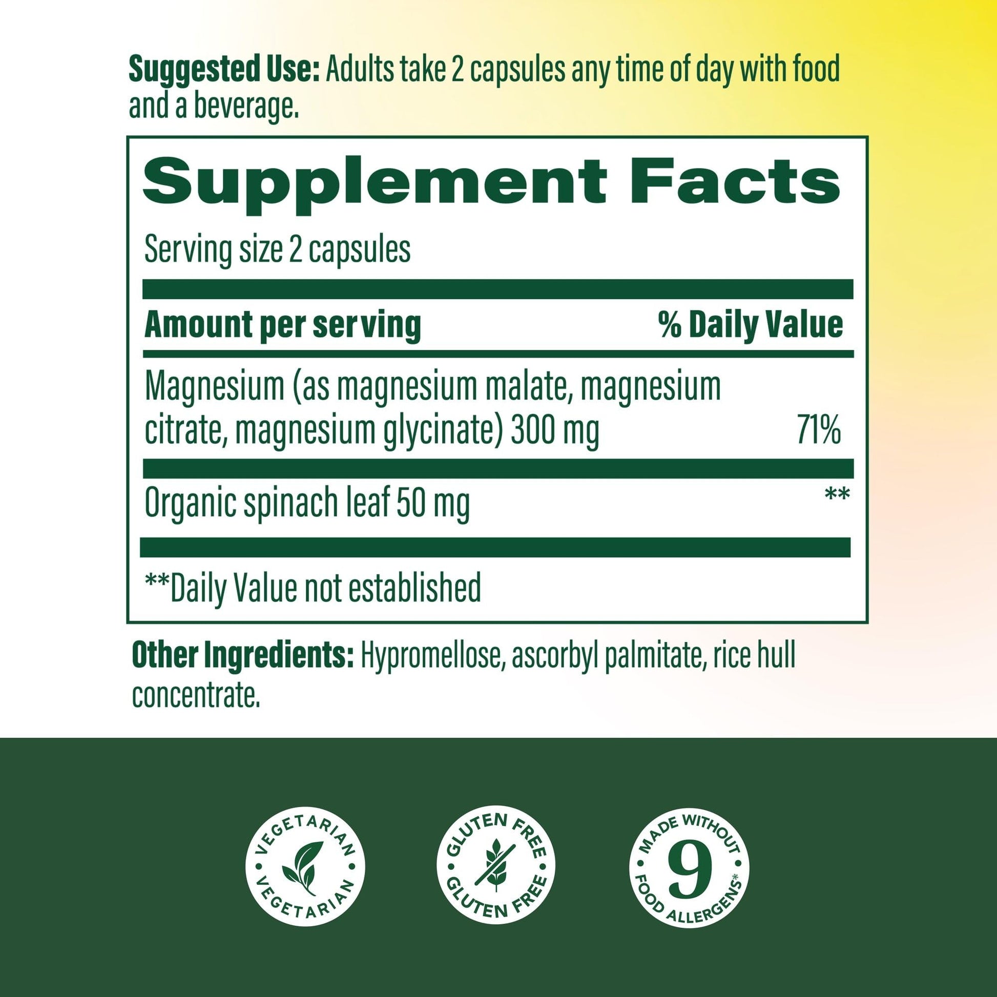 MegaFood Magnesium Glycinate, Citrate, Malate 300mg Supplement - Highly Absorbable Blend to Support Heart, Nerve Health & Relaxation, Triple Magnesium Complex Supplement, 60 Capsules (30 Servings) MegaFood Au supplements