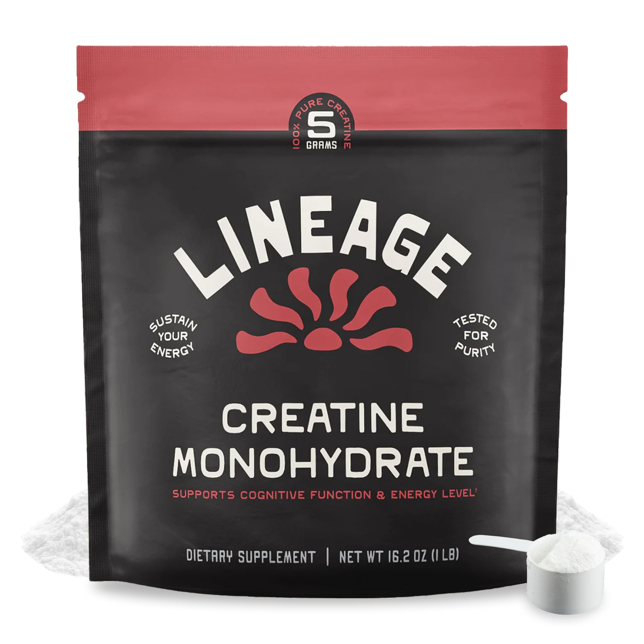 Lineage Provisions Micronized Creatine Monohydrate with Sea Salt - Micronized Creatine Powder for Training & Performance – No Artificial Ingredients – 90 Servings Lineage Provisions Au supplements