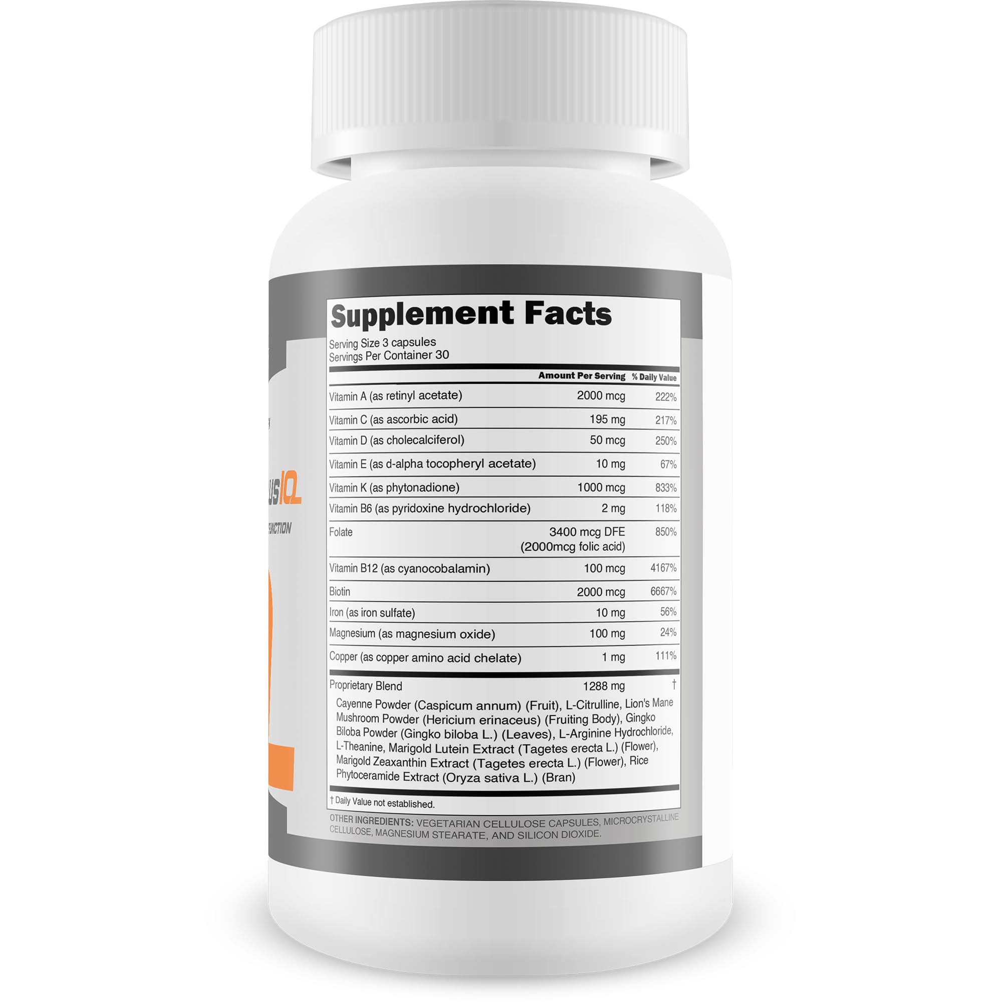 Rejuva Brain Plus Reviva Brain Plus IQ - Support Healthy Brain Function - Brain Boosting Complex Ultra Blend Formulated with Memory Support Nootropic Ingredients - Clarity - Focus - Performance Rejuva Brain Plus Au supplements