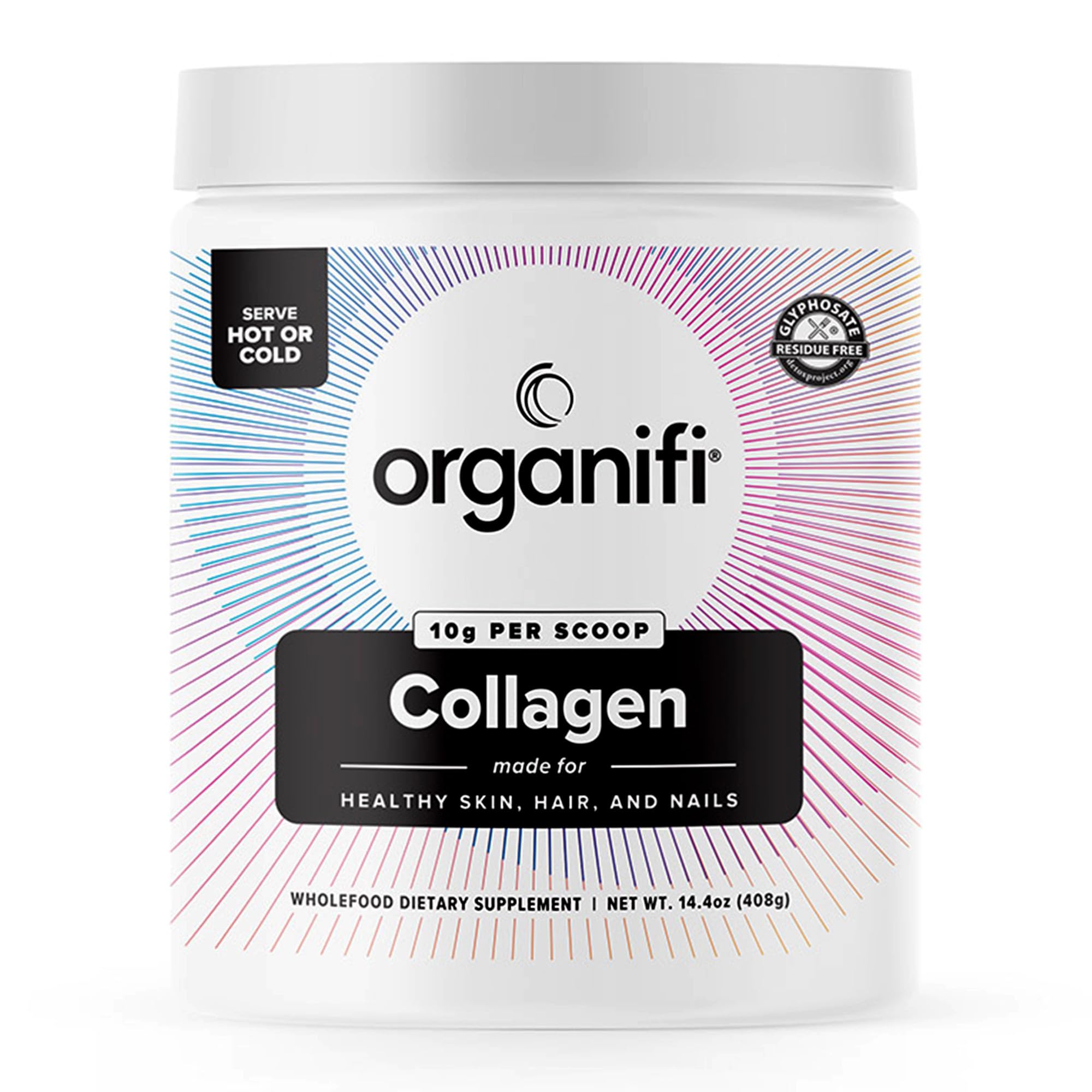Organifi Unflavored Collagen Powder - Supports Stronger Skin, Nail, and Hair, 40 Servings Organifi Au supplements