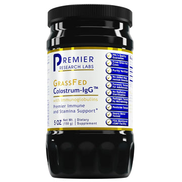 Premier Research Labs Colostrum-IgG Powder - Colostrum Supplement, Bovine Colostrum for Humans, Cow Colostrum for Immune Health, Superfood with Lactoferrin, Amino Acids, Nucleotides - 5 oz (150 g) Premier Research Labs Au supplements