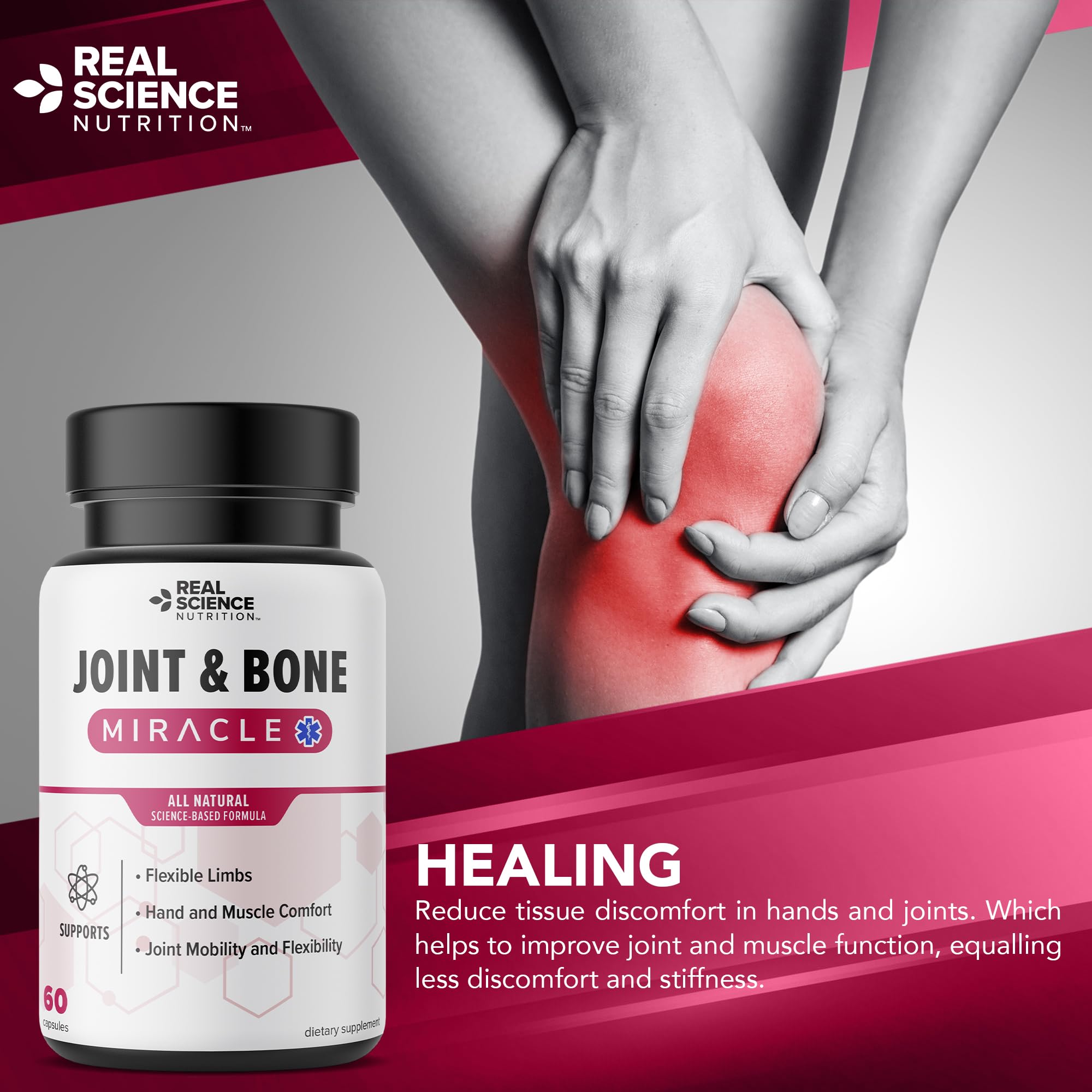 Real Science Nutrition Offers Joint & Bone Miracle for Enhanced Joint Mobility and Alleviating Muscle Discomfort Real Science Nutrition Au supplements