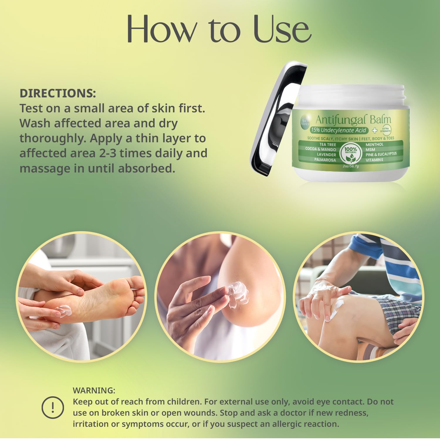 PURPLE CANYON Anti Fungal Balm with 15% Undecylenic Acid – Antifungal for Athletes Foot, Jock Itch & Ringworm – Tea Tree, Menthol & Essential Oils PURPLE CANYON Au supplements