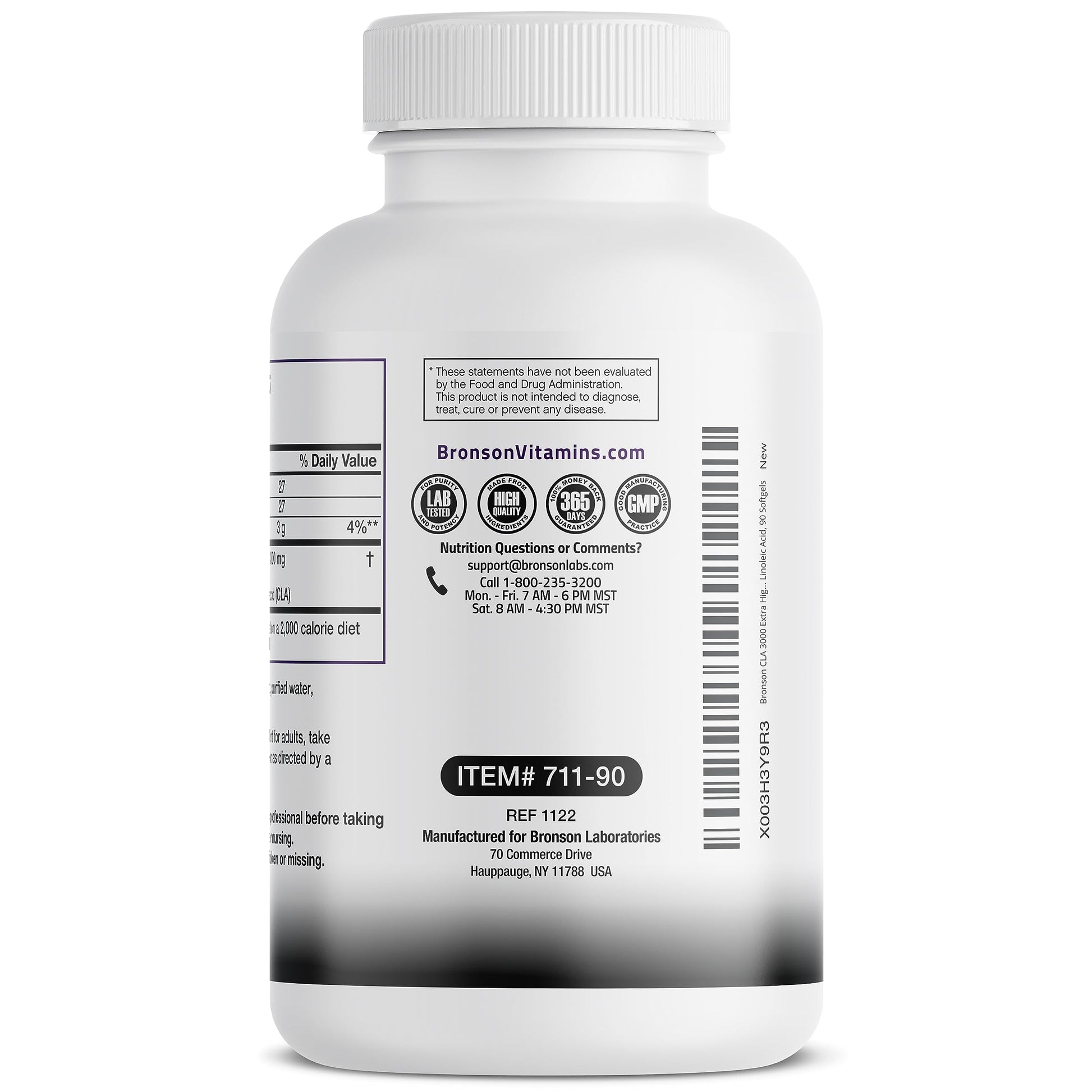 Bronson CLA 3000 Extra High Potency Supports Healthy Weight Managem Bronson Au supplements