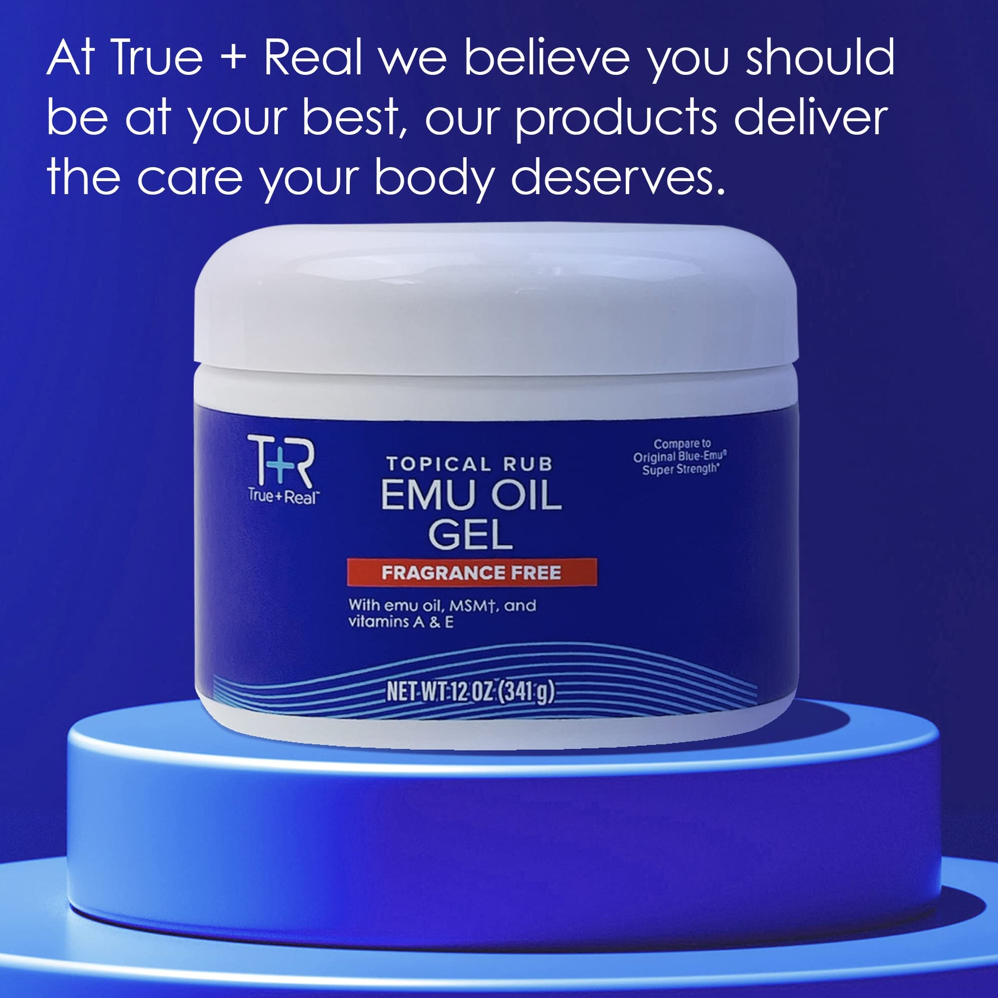 True+Real Emu Oil Gel, 12 oz True+Real Au supplements