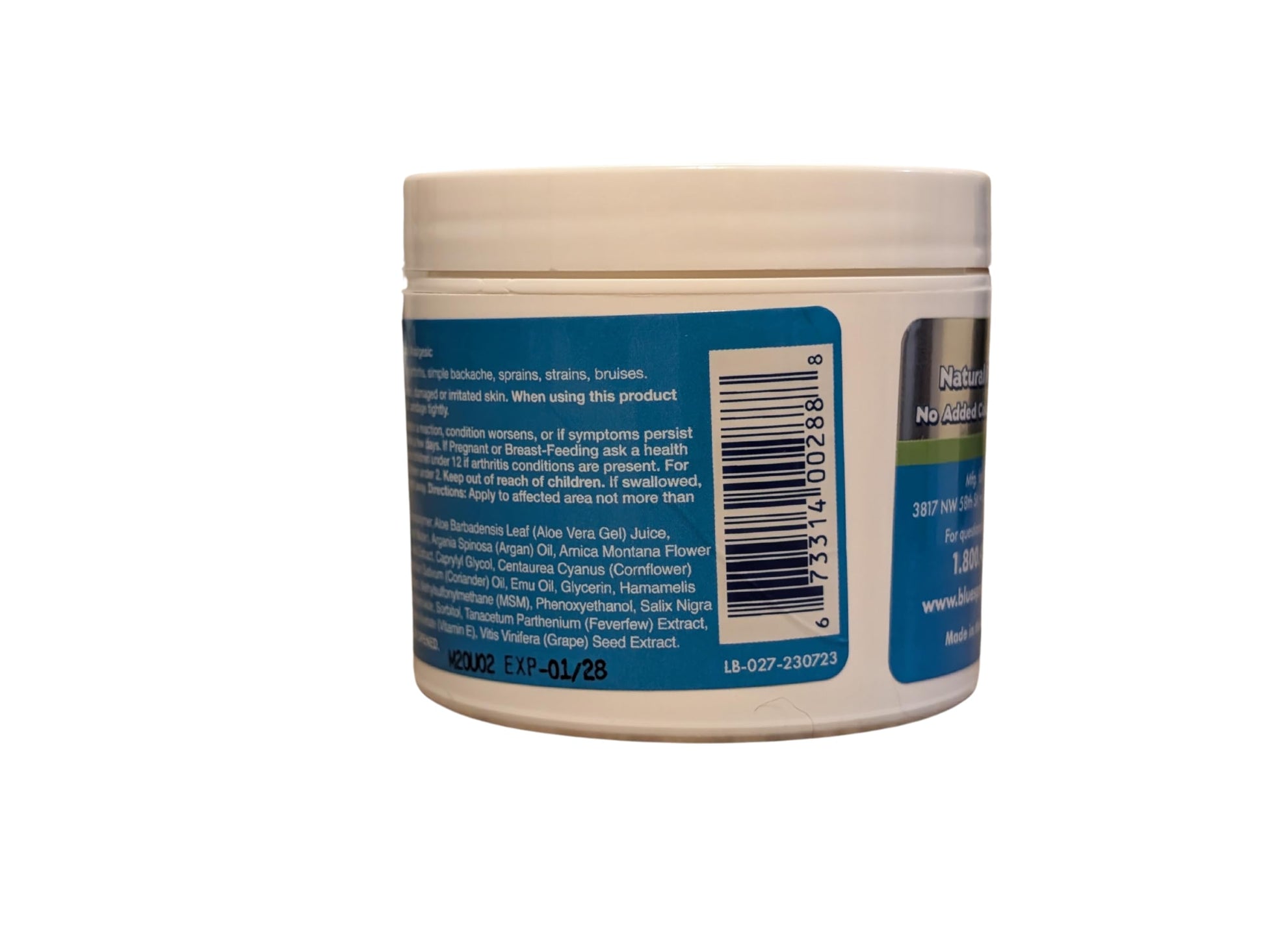 Back Pain Relief Cream with Emu Oil - Super White Stuff Natural Pain Reliever -Topical Cream for Muscle and Joint Pain Relief - Experience Sore Muscle Relief in 5 Minutes - 4 oz Emu Therapy Au supplements