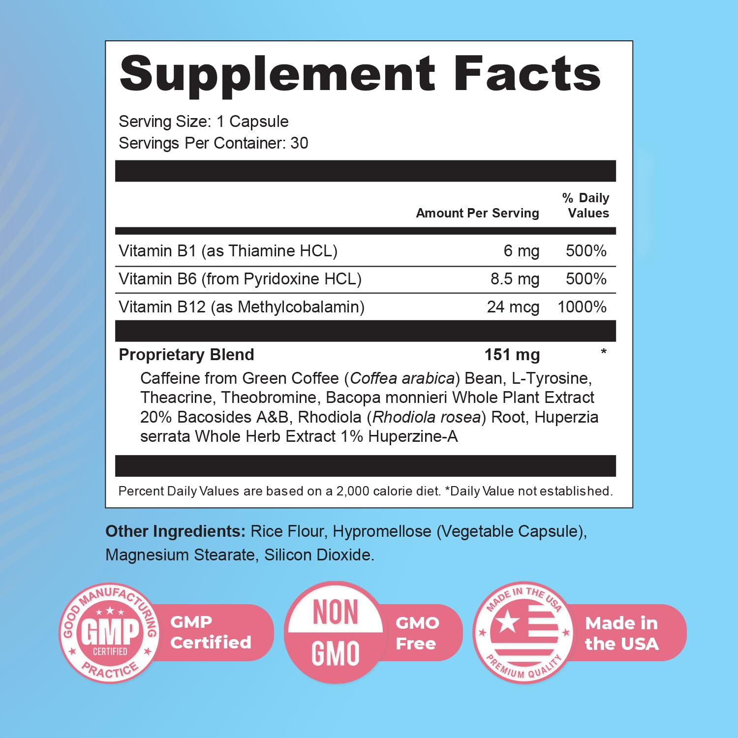 Nature’s NutriWave Memyts – Natural Daily Supplement with B Vitamins and Herbal Extracts | Non-GMO | Made in USA | 100% Natural, 30 Capsules, 2-Month Supply Nature’s NutriWave Au supplements