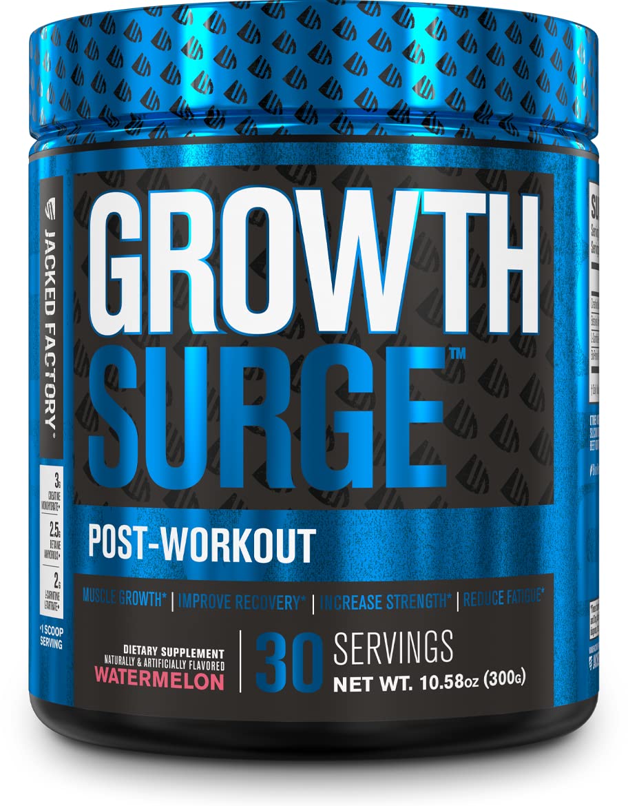 Jacked Factory Growth Surge Creatine Post Workout w/L-Carnitine - Daily Muscle Builder Jacked Factory Au supplements