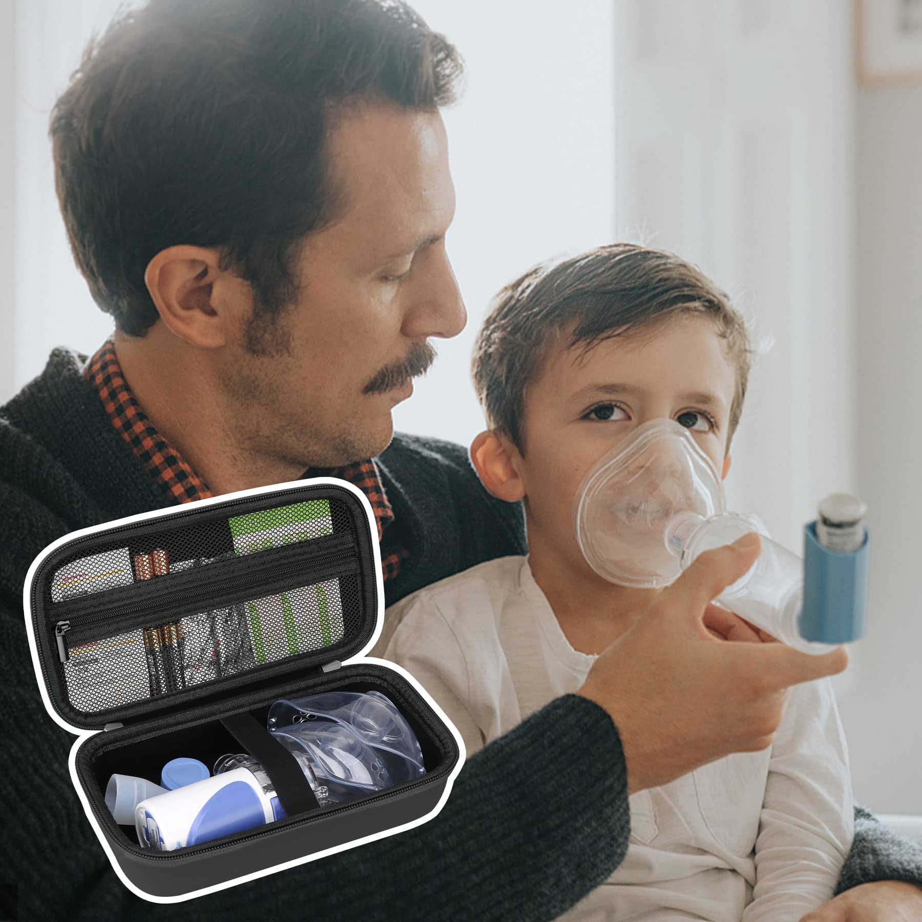 Elonbo Carrying Case for Portable Handheld Inhaler Nebulizer Machine for Adults and Kids Elonbo Au supplements