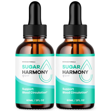 (2 Pack) Sugar Harmony Drops, Official SugarHarmony Liquid Drops with All Natural Ingredients, Advanced Formula Support Supplement with Maximum Strength Premium Vitamins for Women & Men (60 Servings) Syvor Au supplements