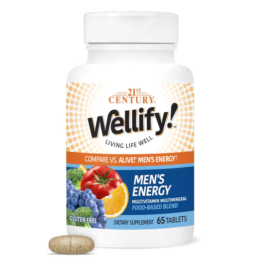 21st Century Wellify Men's Energy Multivitamins with Minerals, 65 Count 21st CenturyAU supplements