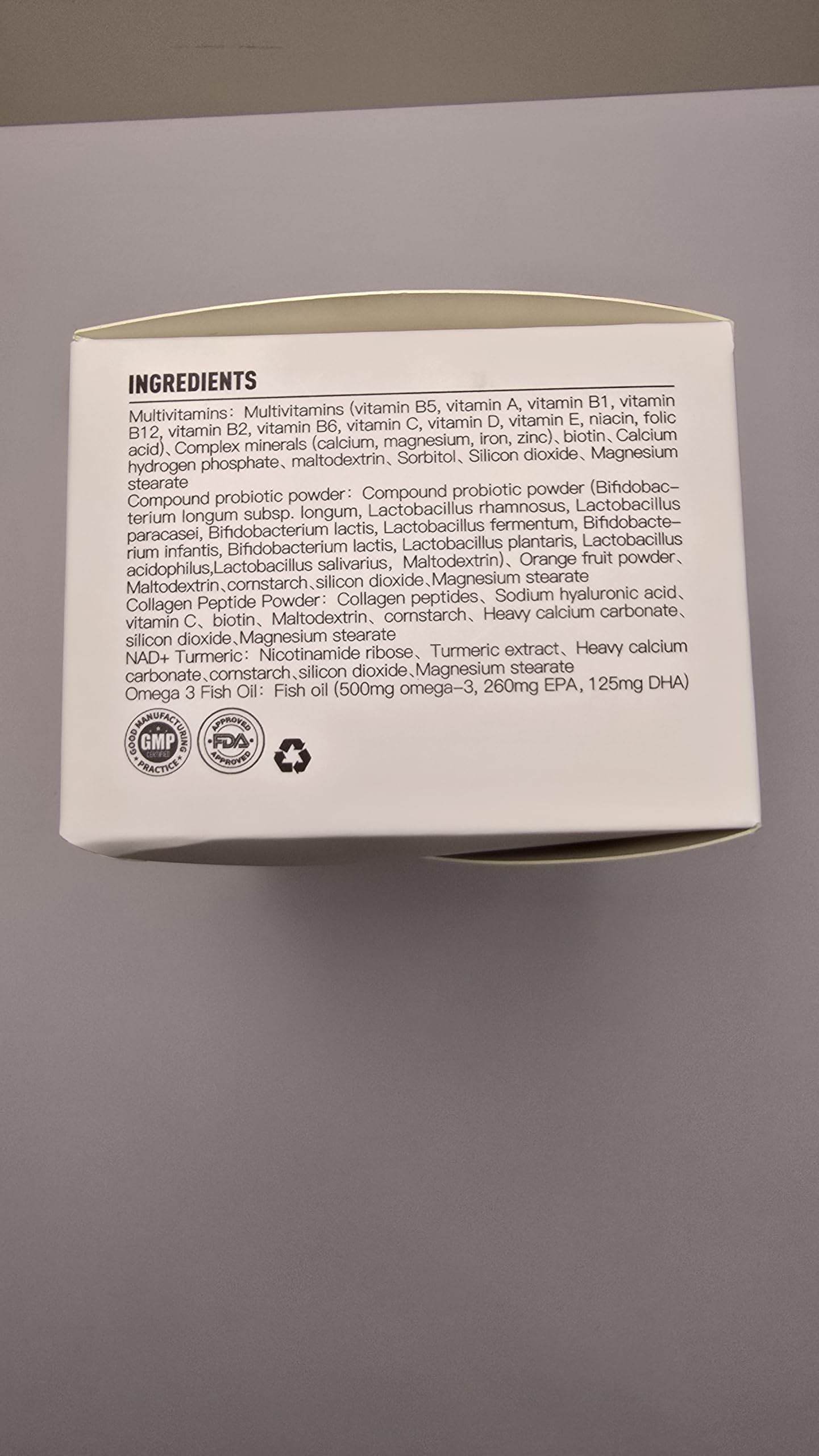 Natener 6 in 1 Women Vaginal Probiotics, 80B CFU Lactobacillus + 800mg Omega-3 + 250mg NAD+ + 179.5mg Vitamin C Promote Healthy Vaginal Odor & Vaginal Flora LLVYUO Au supplements