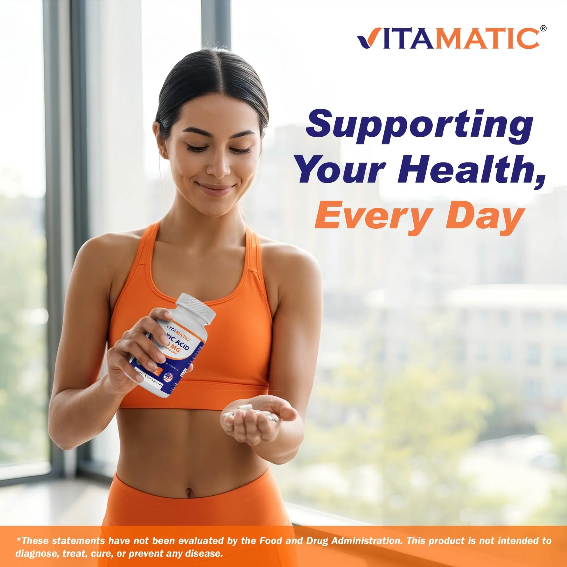 Vitamatic Boric Acid Vaginal Capsule Shell Suppositories 600 mg USP Grade Boric Acid in Vegetarian Capsule Shell - 60 Count Vitamatic Au supplements