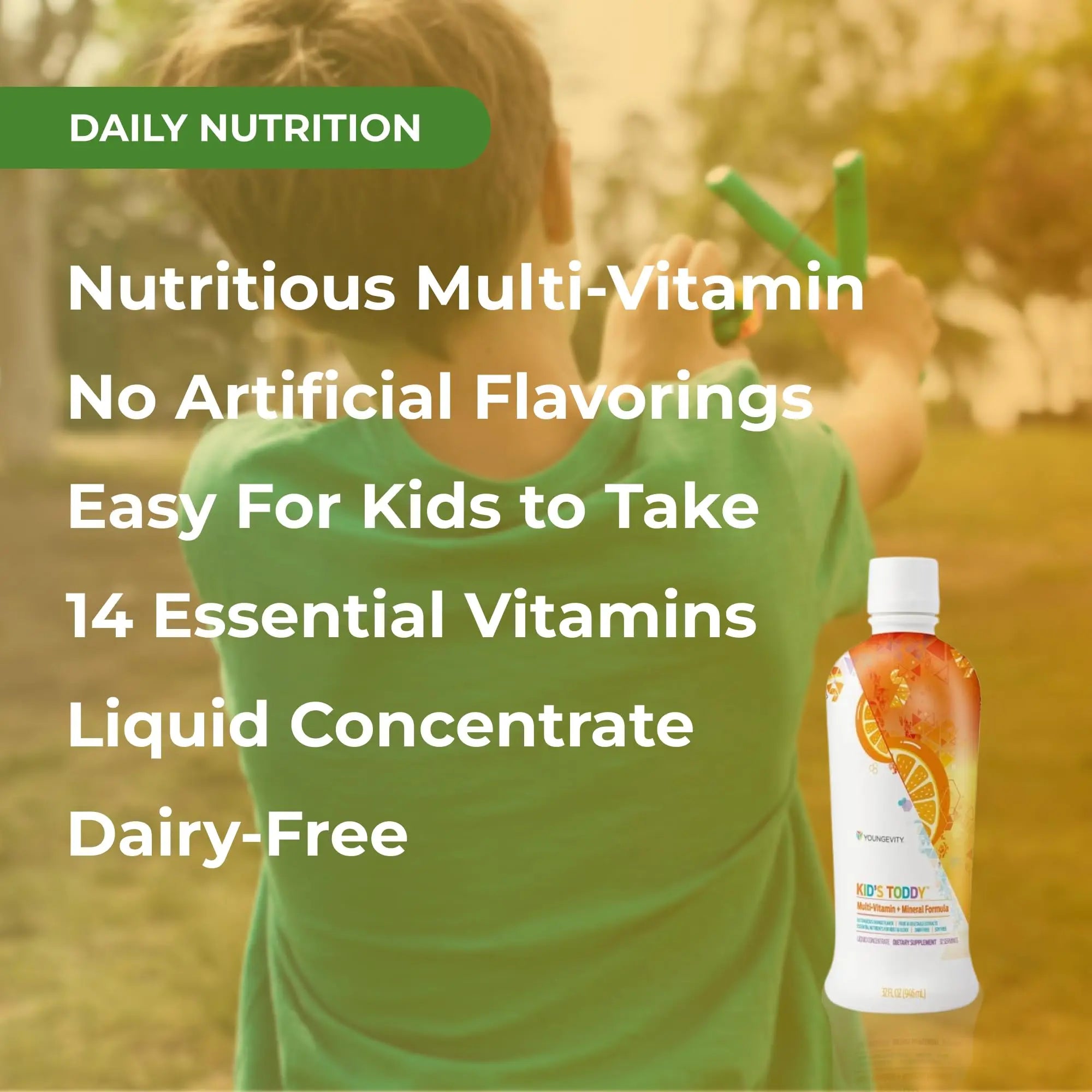 Youngevity Kid's Toddy™ - Mega Multivitamin for Kids & Children Age 2+ - 14 Vitamins, 10 Minerals, Phytonutrient Blend Youngevity Au supplements