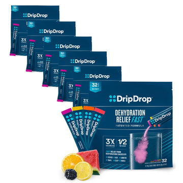 DripDrop Hydration - Electrolyte Powder Packets - Watermelon, Berry, Orange, Lemon DripDrop Au supplements