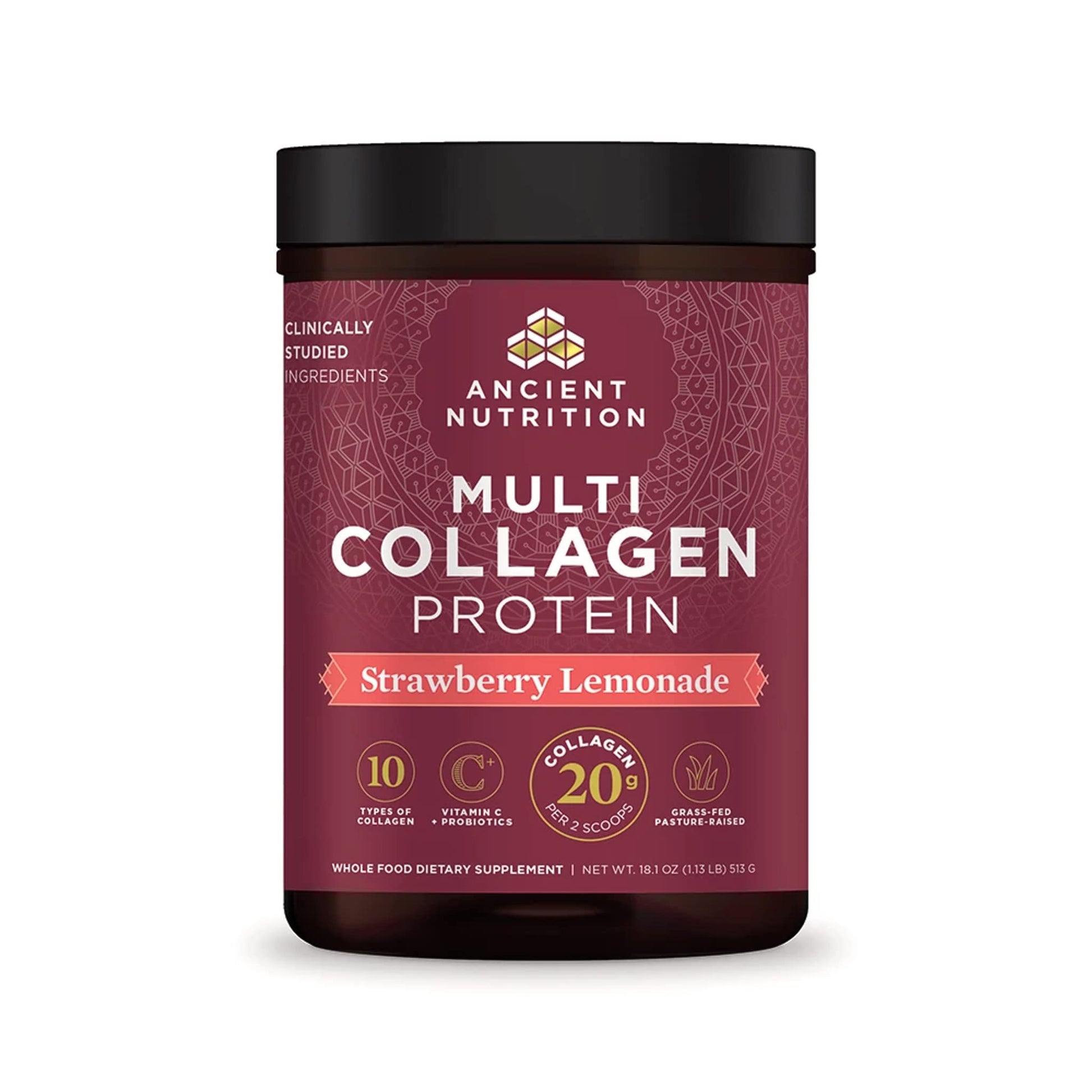 Ancient Nutrition Collagen Powder Protein, Multi Collagen Protein Powder, Strawberry Lemo Ancient Nutrition Au supplements