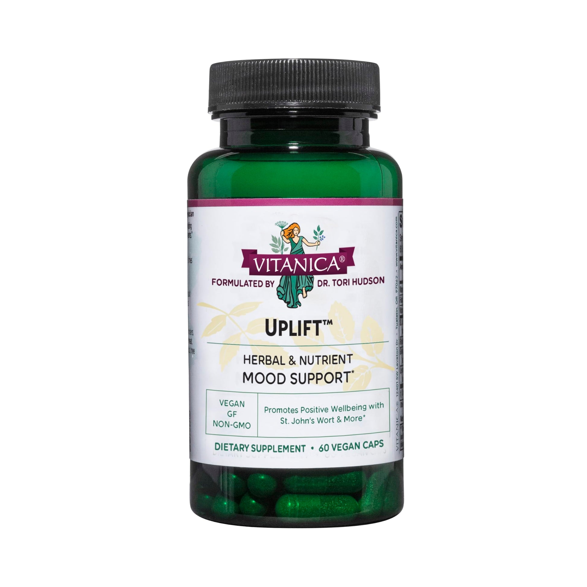 Vitanica Uplift, Mood and Emotional Support, Vegan, 60 Capsules Vitanica Au supplements