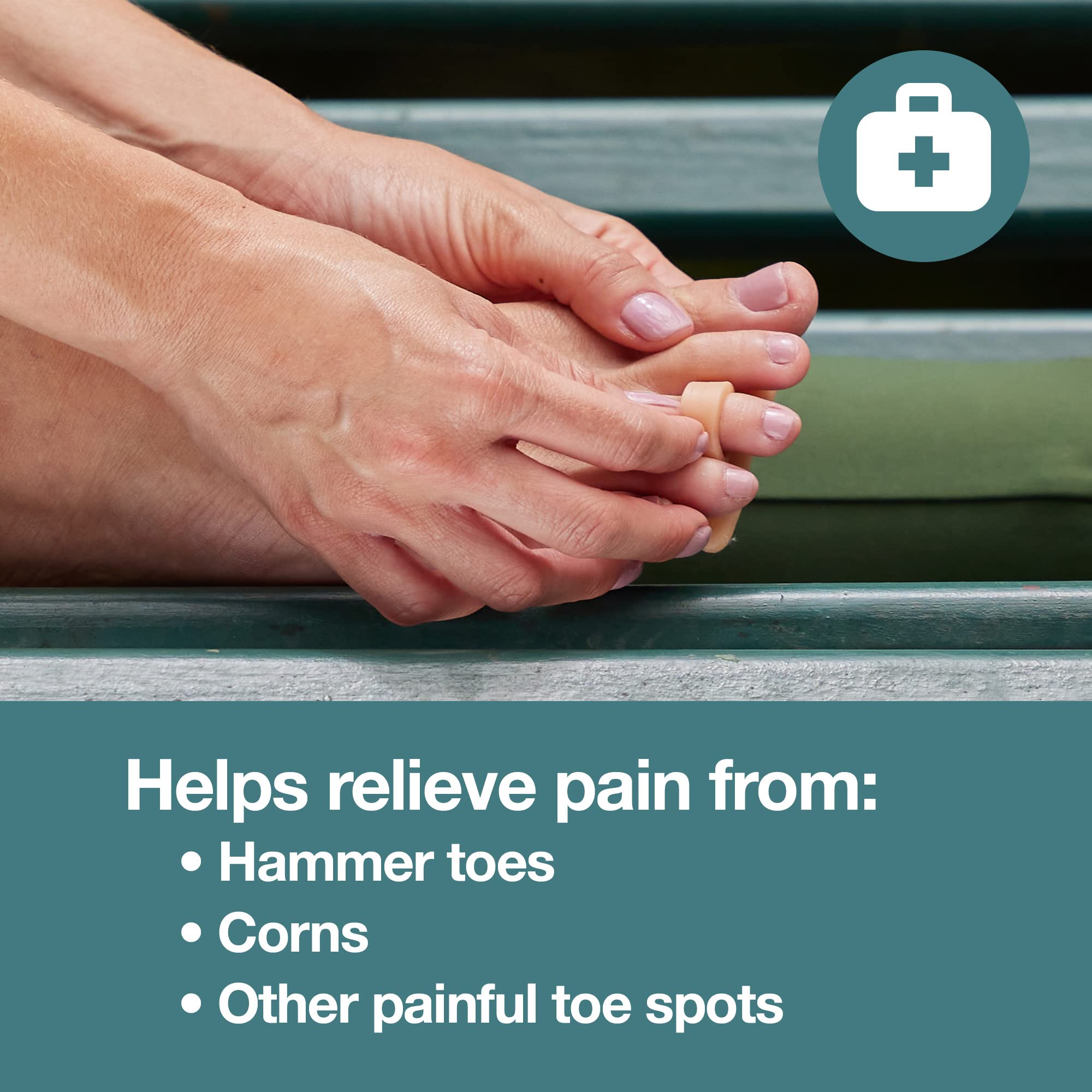 ZenToes Hammer Toe Straightener and Corrector 4 Pack Crests Relieve Foot ZenToes Au supplements
