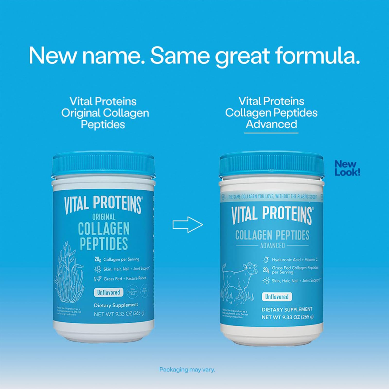 Vital Proteins Collagen Peptides Powder, 9.33 oz Unflavored + 15 oz Vanilla Plant Protein Vital Proteins Au supplements