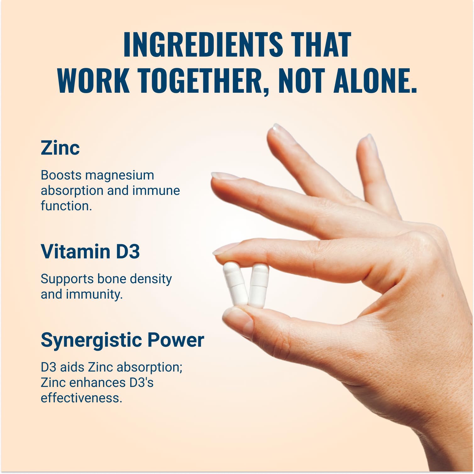 Live Conscious Magwell Magnesium Zinc & Vitamin D3 - Magnesium Glycinate, Malate, & Citrate - Triple Supplement for Women & Men - for Sleep, Bone, Heart, Immune Support - 120 Caps Live Conscious Au supplements