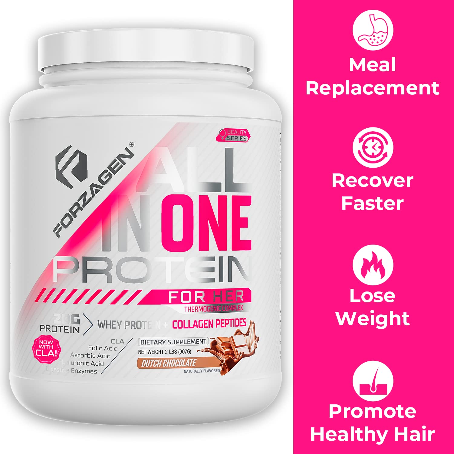 Forzagen Protein Powder for Women - Protein Shake With Collagen Powder for Women Forzagen Au supplements