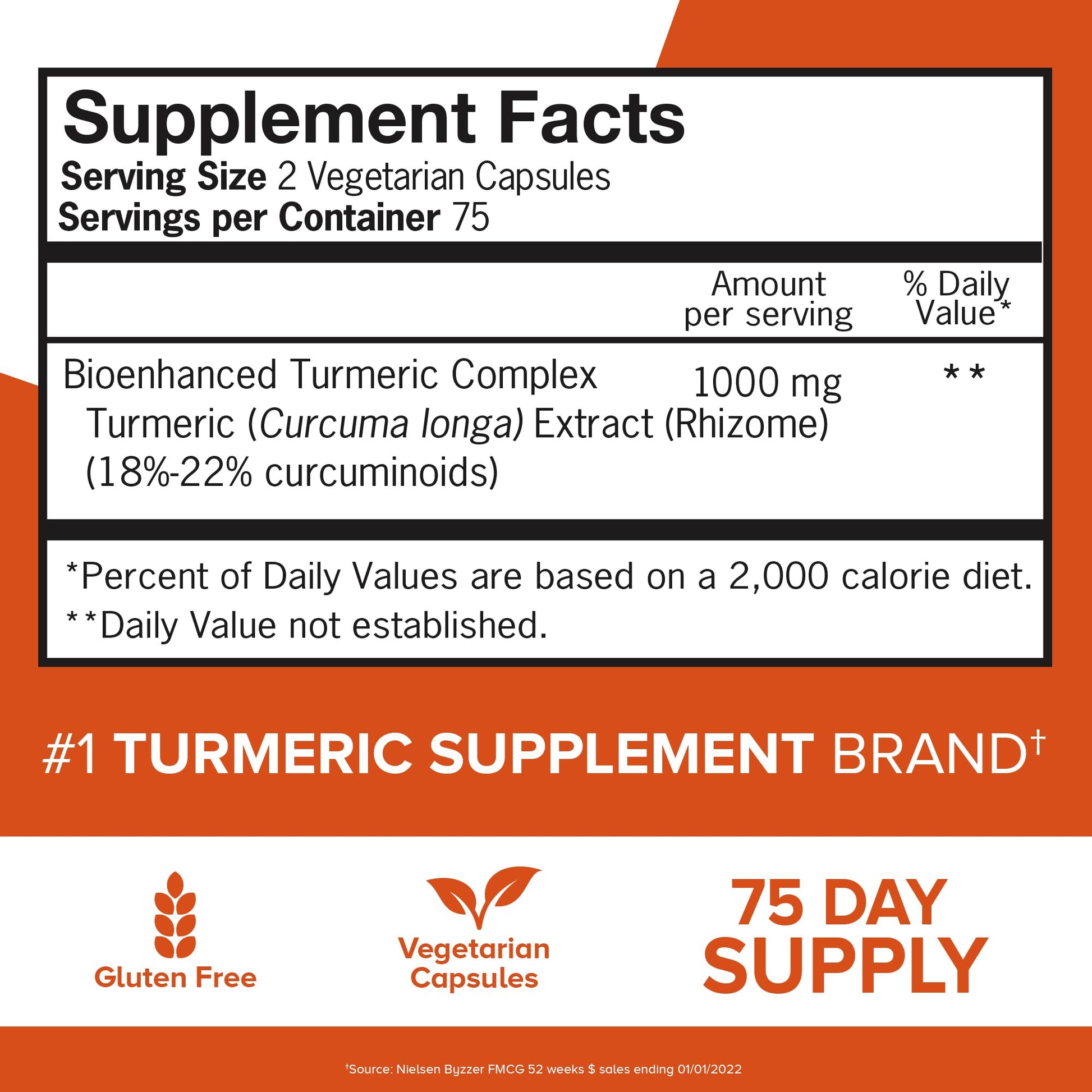 Qunol Turmeric Curcumin Supplement, Turmeric 1000mg with Ultra High Absorption Qunol Au supplements
