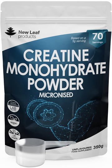 Creatine Monohydrate Powder 100% Pure Micronized Creatine - 350g Increased Absorption NEW LEAF PRODUCTS Au supplements