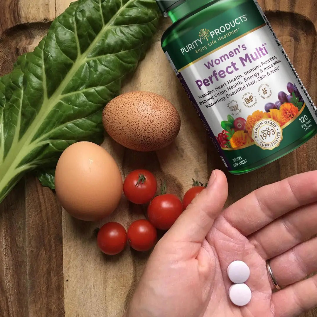 Purity Products Women’s Perfect Multi Balanced Multivitamin - Supports Urinary Tract Health, Immune, Bone + Muscle, Hair, Skin, Nails Purity Products Au supplements