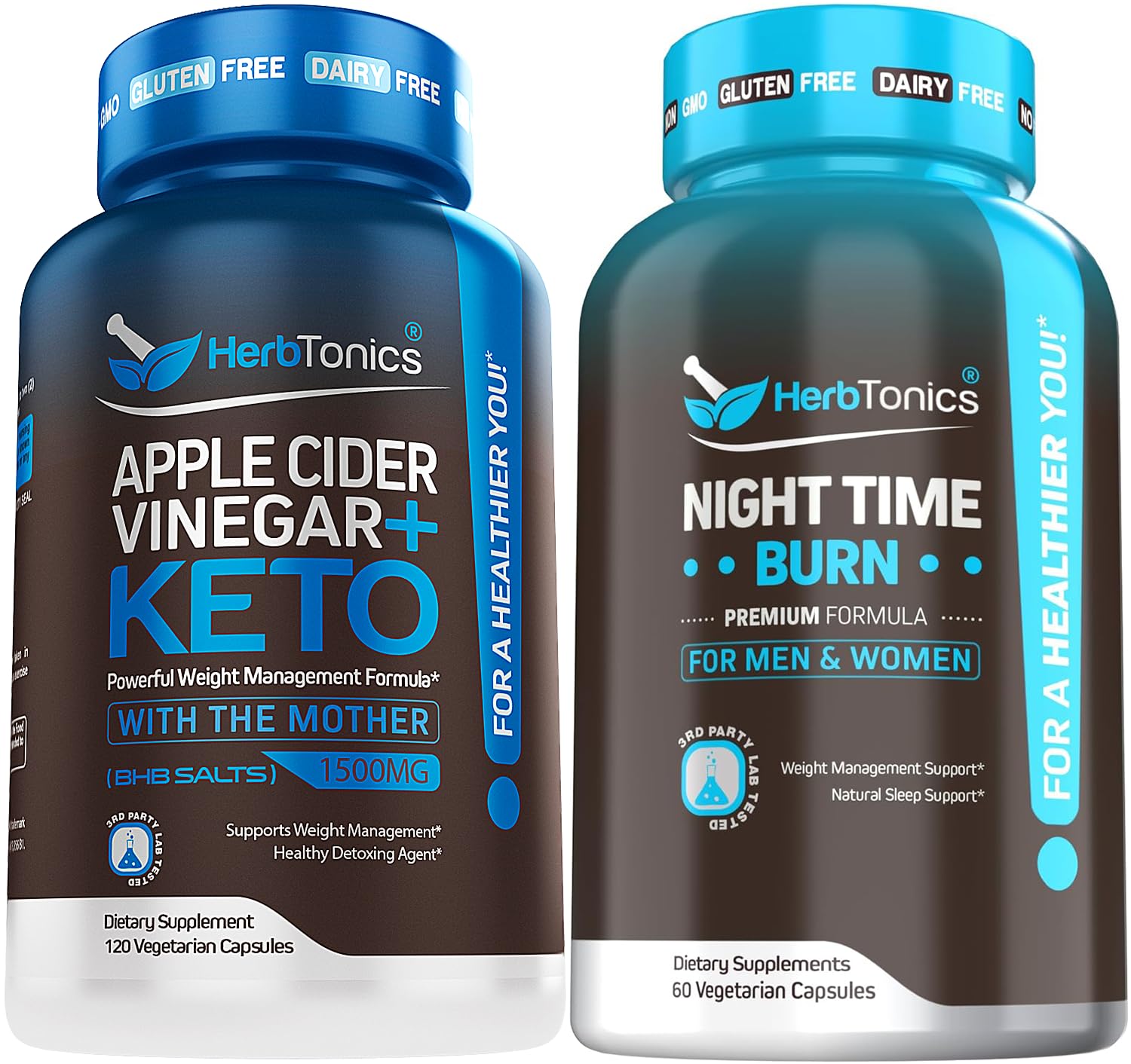 Herbtonics Apple Cider Vinegar Capsules Plus Keto BHB | Fat Burner & Weight Loss Herbtonics Au supplements