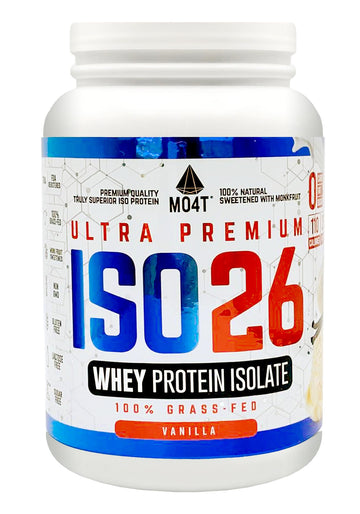MOMOF4TRANSFORM MO4T Grass Fed Whey Protein Isolate Powder, Naturally Sweetened MOMOF4TRANSFORM Au supplements