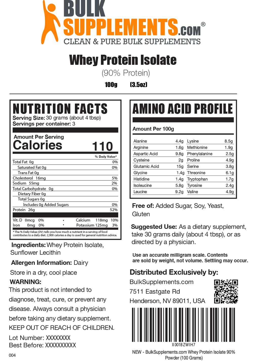 BULKSUPPLEMENTS.COM Whey Protein Isolate Powder - Unflavored Protein Powder BULKSUPPLEMENTS.COM Au supplements