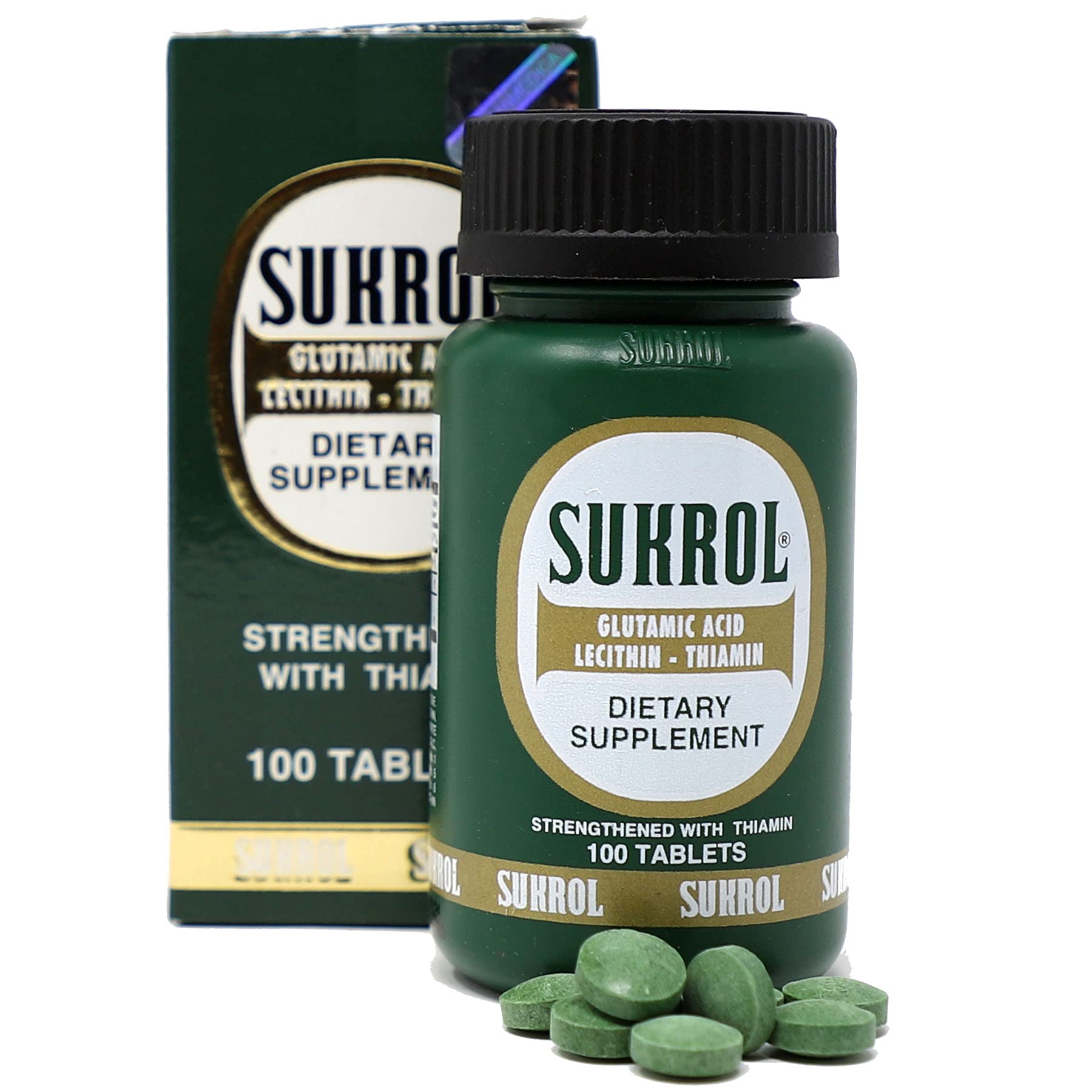 Sukrol, Vitamin, Improve Healthy Brain Function, 100 Tablets, Bottle Sukrol Au supplements