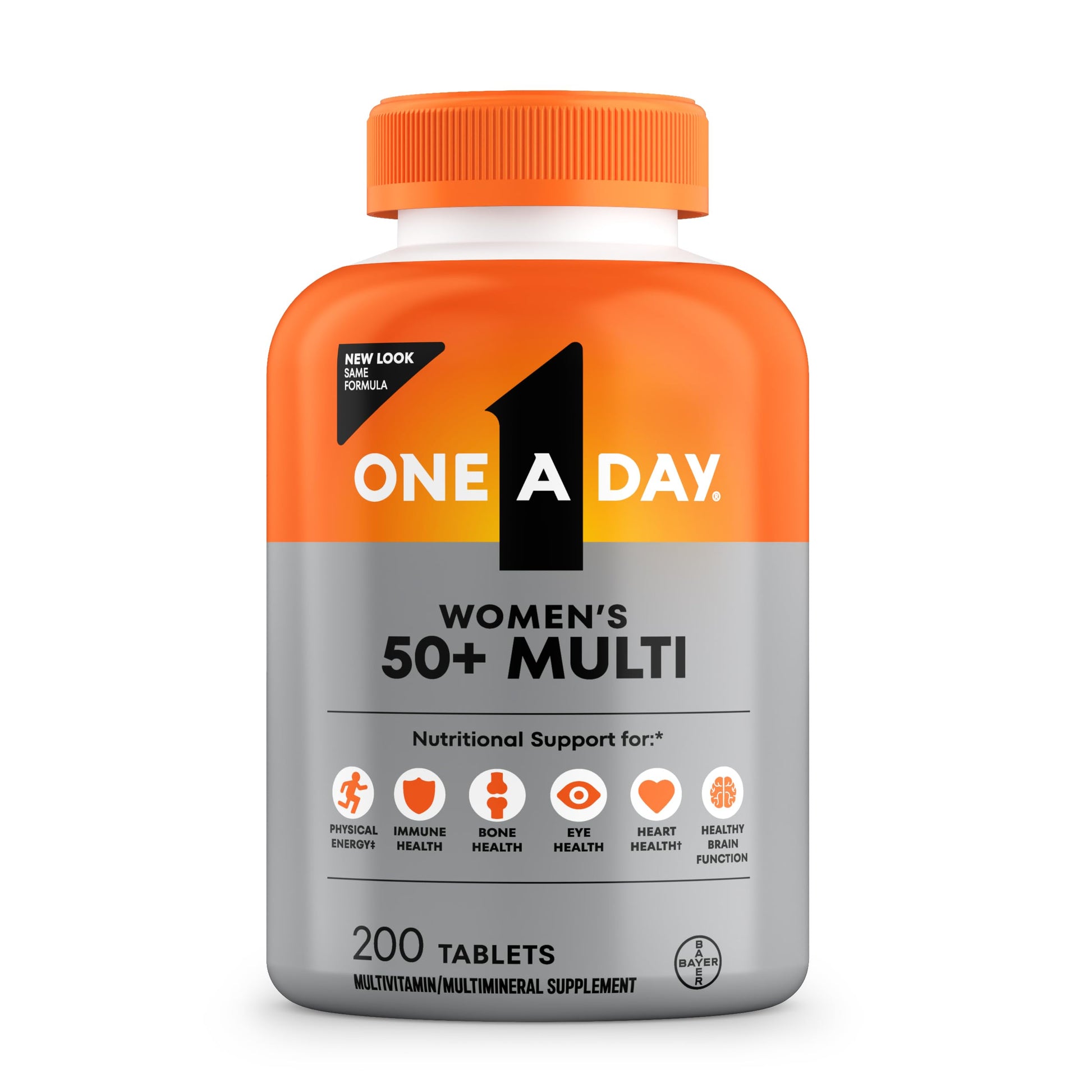 One A Day Multivitamin for Women 50 and Over Tablets, Womens Multivitamin 50 plus with Vitamins D, C, E, Zinc & Biotin, Daily Vitamins ONE A DAY Au supplements