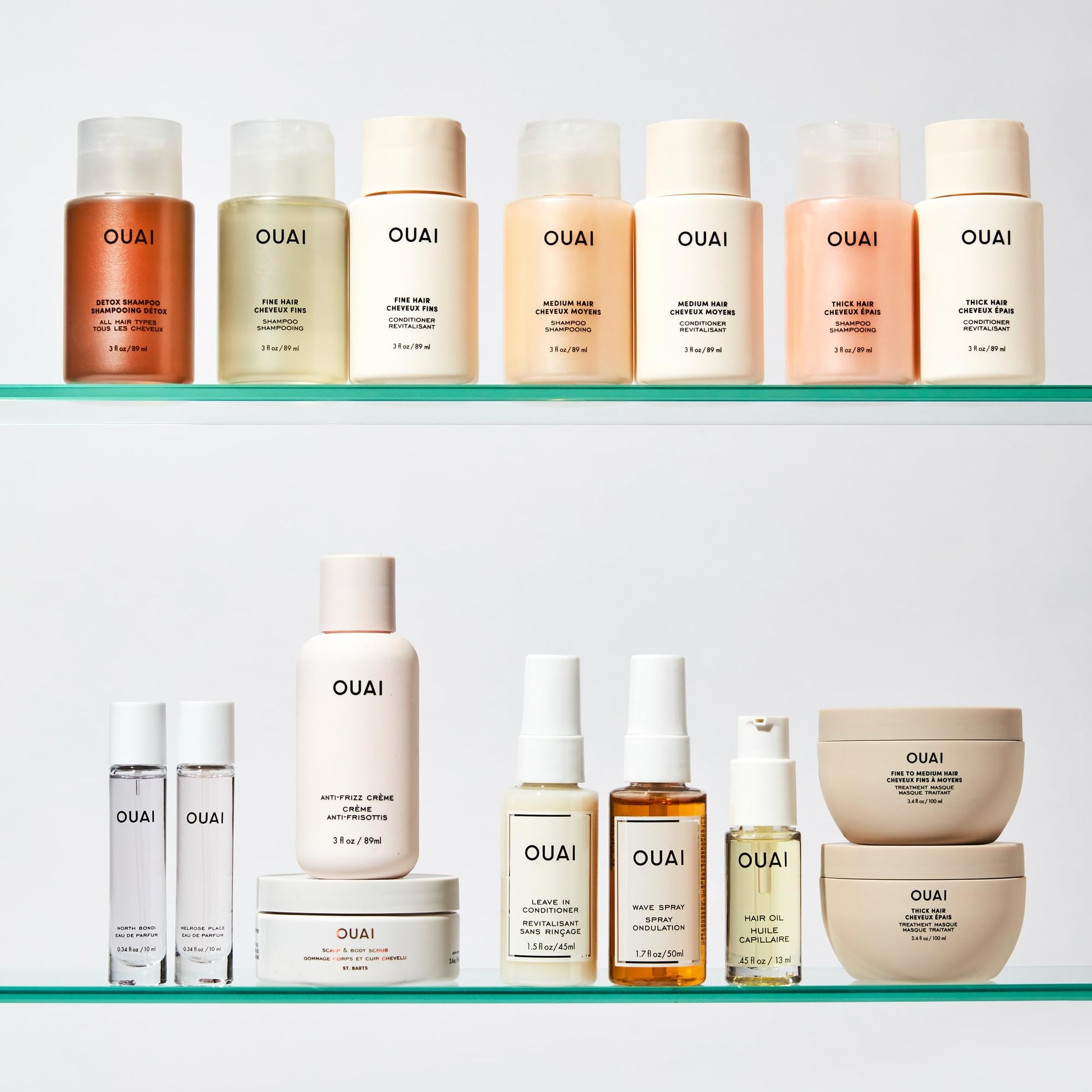 OUAI Thick Shampoo Travel Size - Moisturizing Shampoo with Keratin, Marshmallow Root, Shea Butter, Avocado Oil for Thick Hair - Strengthens & Hydrates - Paraben & Sulfate Free (3 Fl Oz) OUAI Au supplements