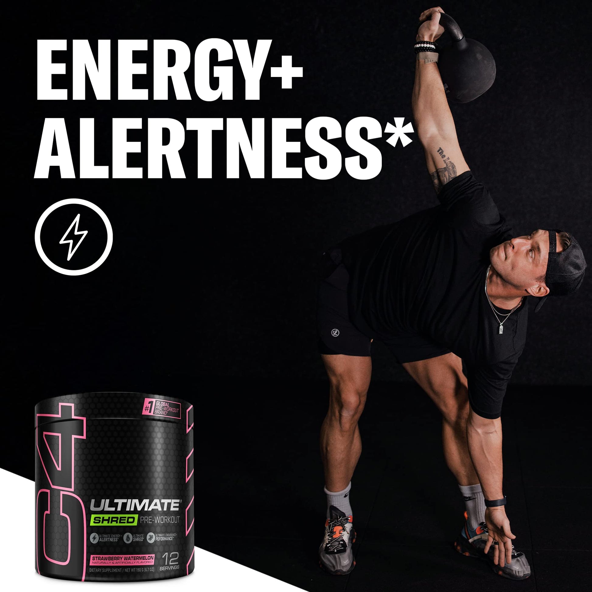 Cellucor C4 Ultimate Shred Pre Workout Powder, Fat Burner for Men & Women, Weight Loss Cellucor Au supplements