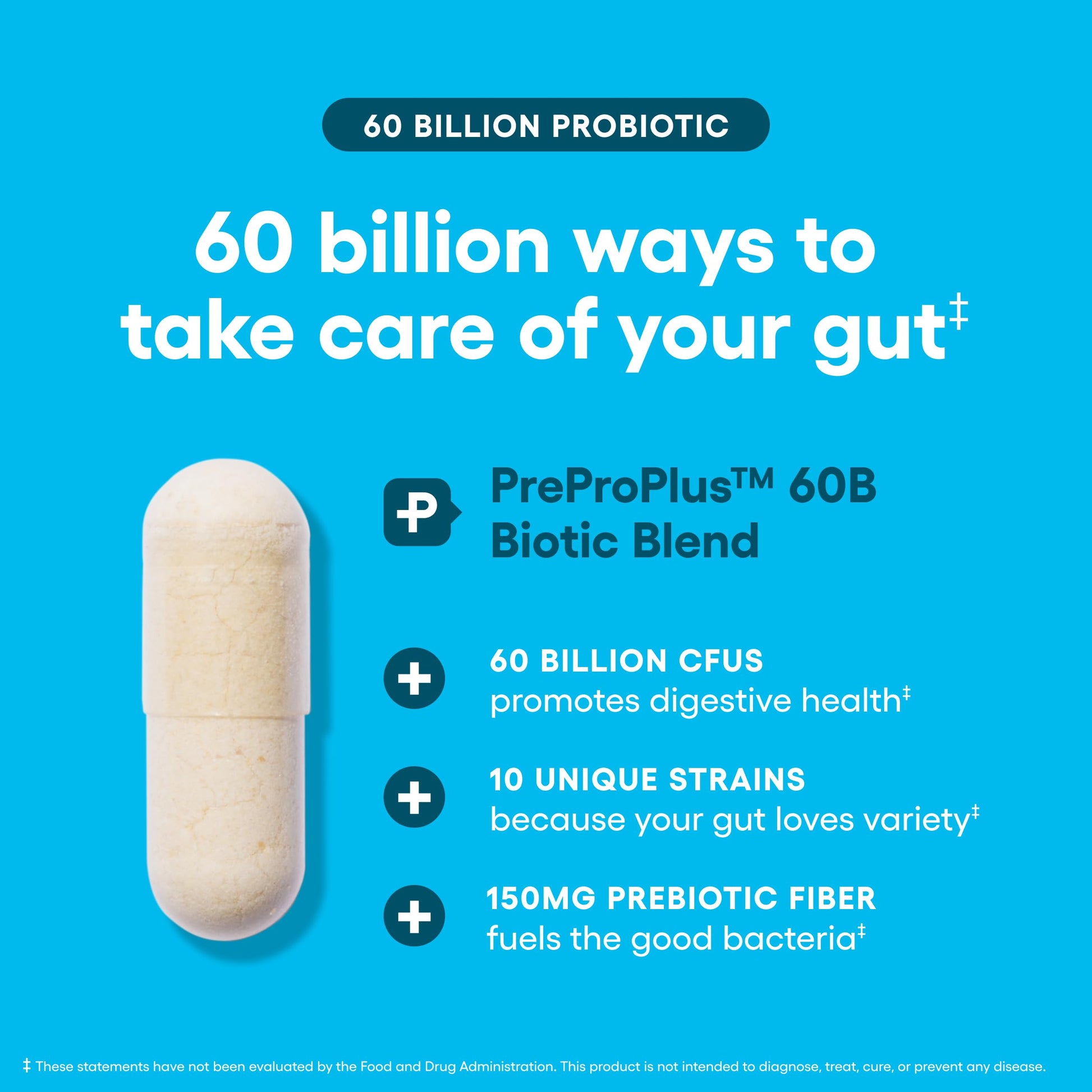 Physician's CHOICE Probiotics 60 Billion CFU - 10 Strains + Organic Prebiotics - Immune, Digestive & Gut Health - Supports Occasional Constipation, Diarrhea, Gas & Bloating - for Women & Men - 84ct Physician's CHOICE Au supplements