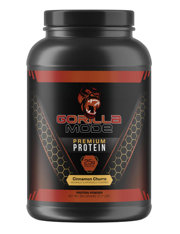 Gorilla Mode Premium Whey Protein - Cinnamon Churro / 25 Grams of Whey Protein Isolate Gorilla Mind Au supplements