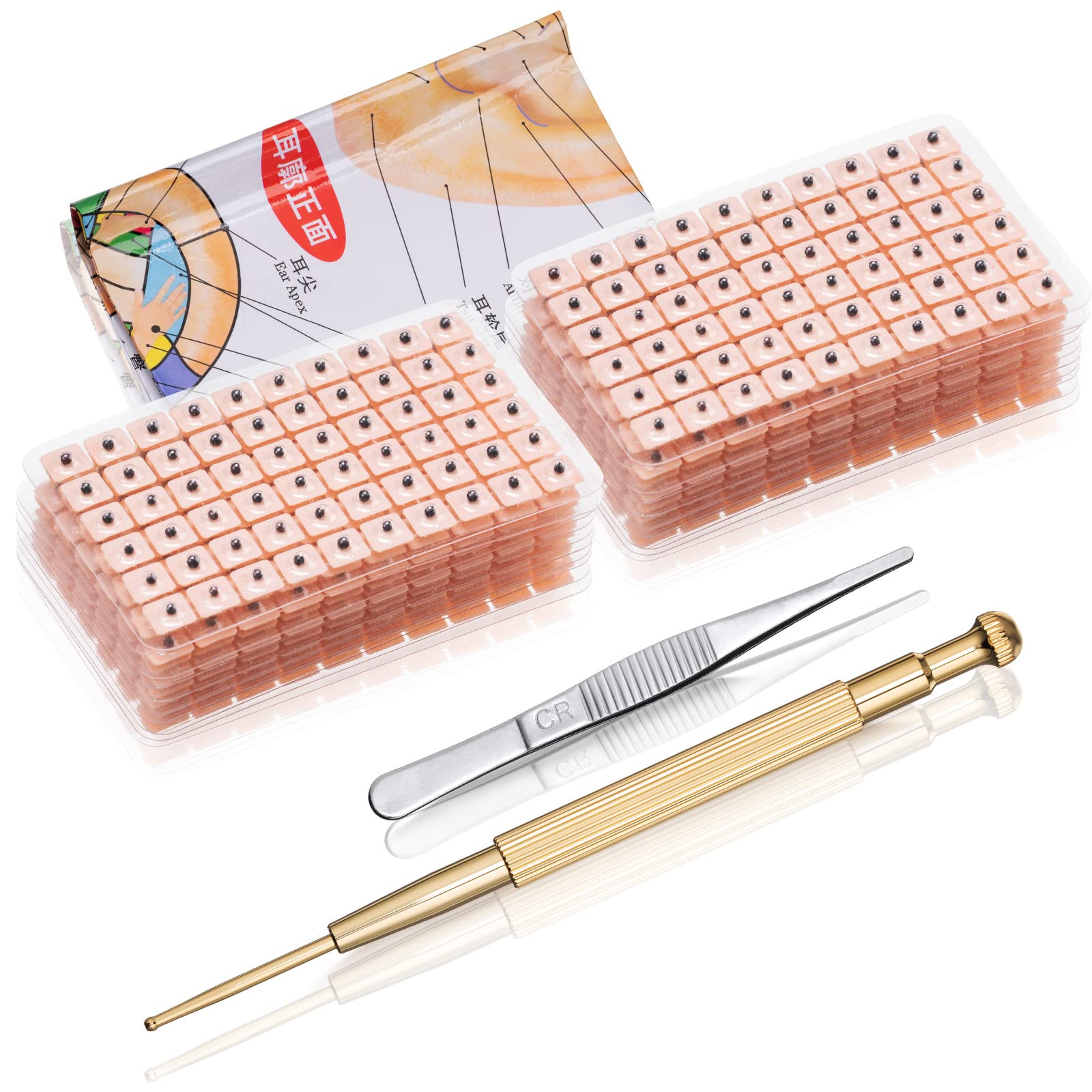 1200 Piece Acupressure Ear Beads Ear Counts Acupuncture Acupressure Tools Disposable Honoson Au supplements