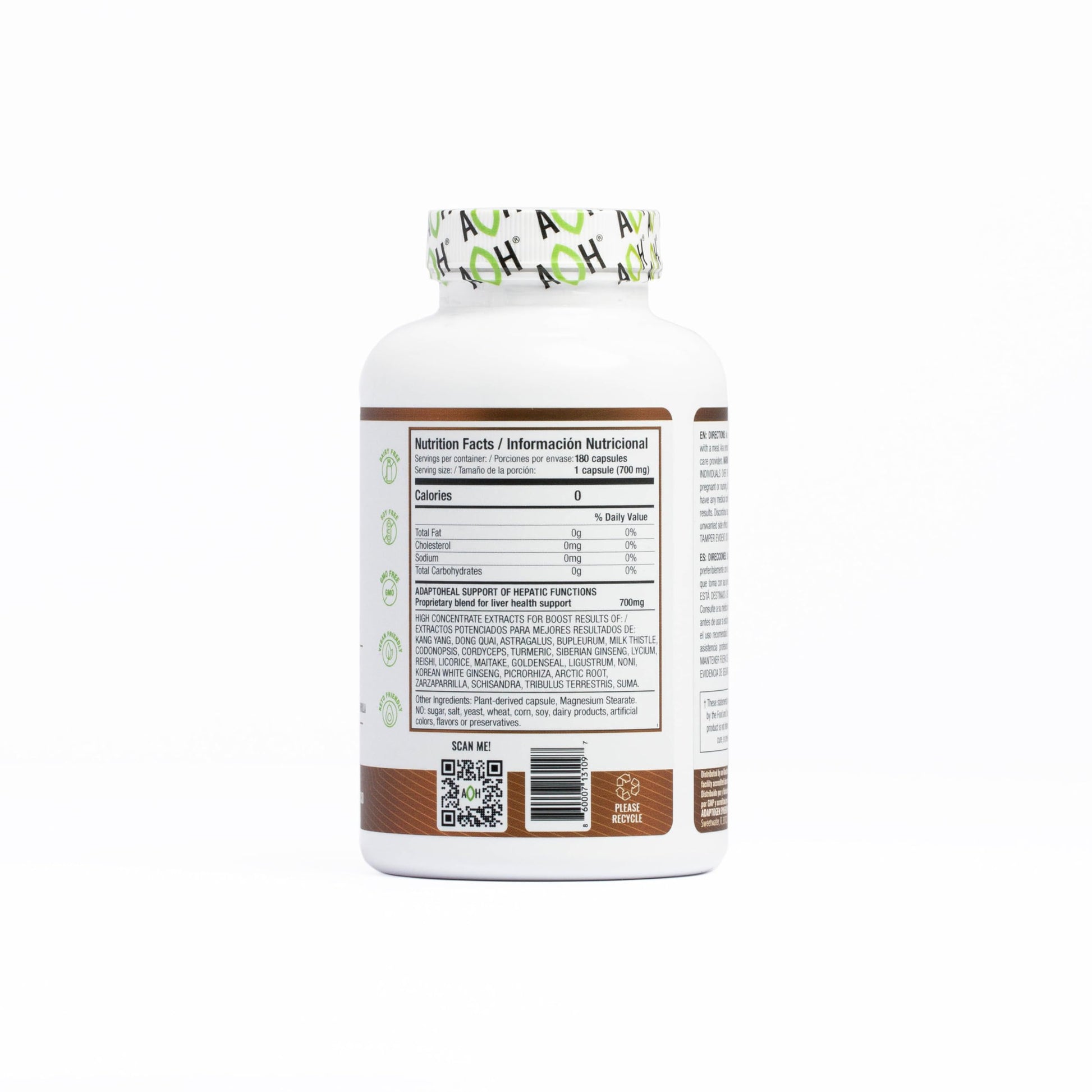 ADAPTOHEAL Milk Thistle, Turmeric and Astragalus Complex – Liverheal Herbal Liver Cleanse and Detox Formula with Artichoke and Schisandra Extracts – High-Potency Plant Blend (180 Capsules) ADAPTOHEAL Au supplements
