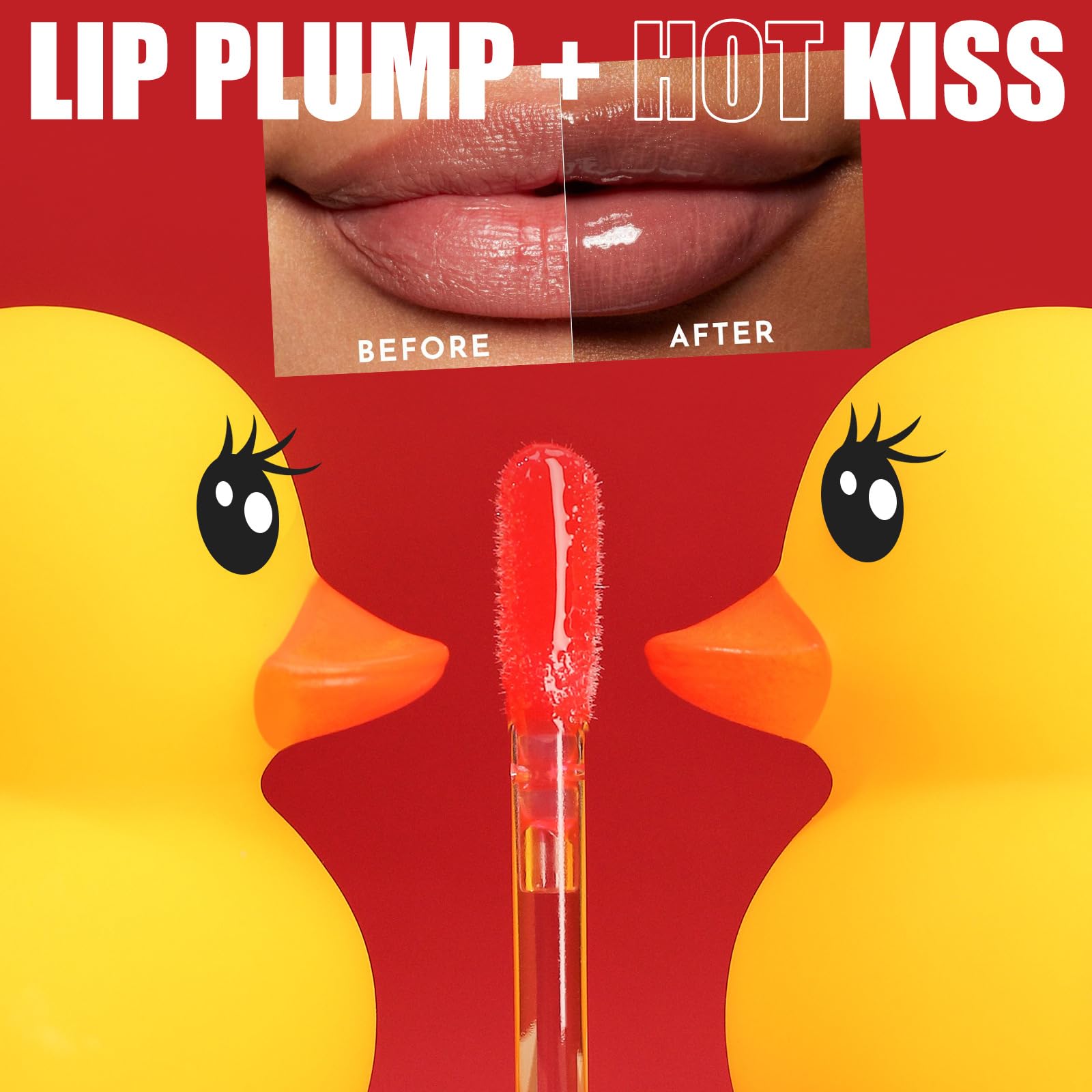 GHFCZOO 3 Colors Duck Lip Plumper Gloss, Hydrating Glitter Shine Primer Lip Tint, Non-Sticky Korean Plumping Lip Oil, Moisturizing Tinted Lip Balm for Sexy, Glossy Lips (Set A, 3pcs/set) GHFCZOO Au supplements