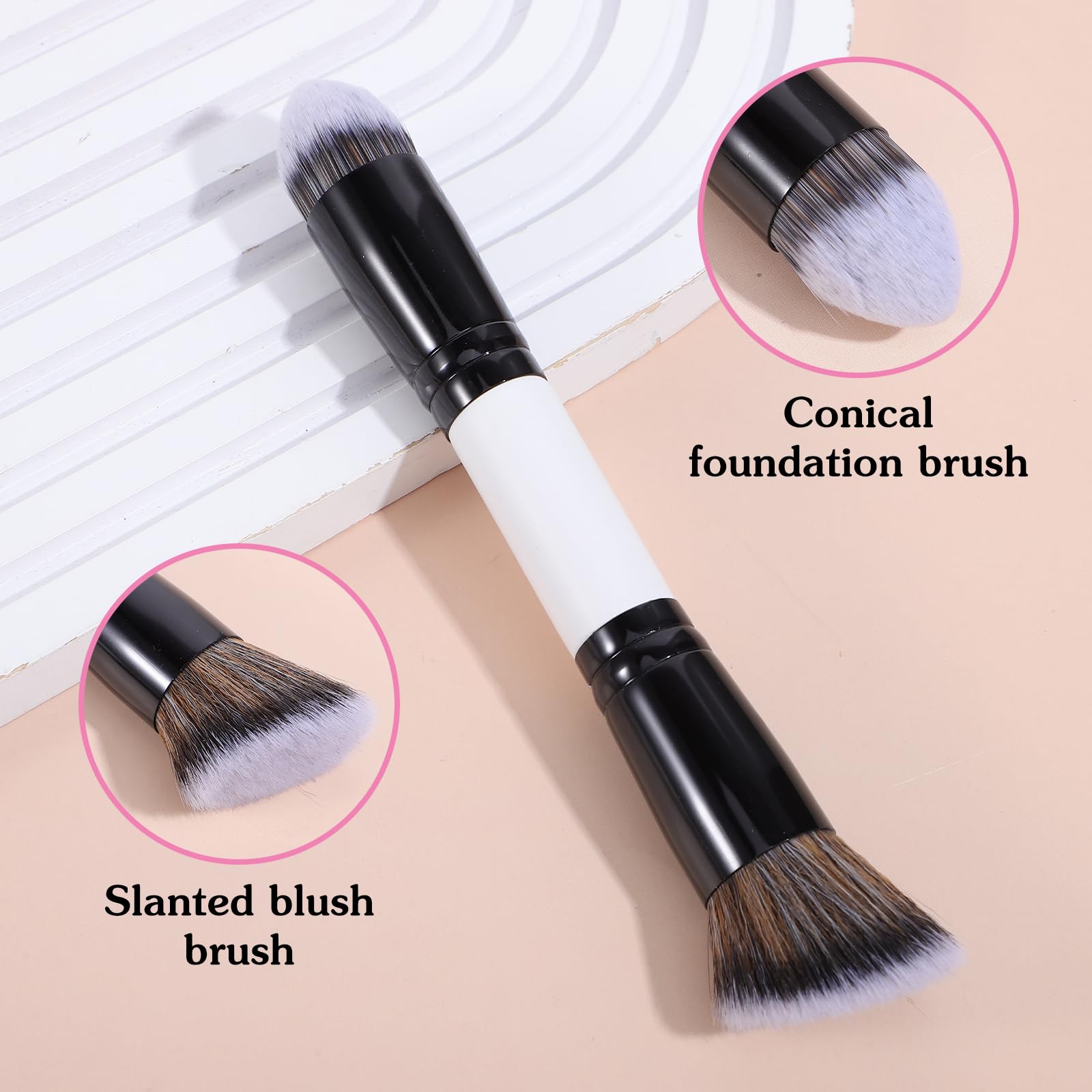 KFHENSOM 4PCS Foundation Contour Conceal Brush Set Dual-Ended Makeup Brushes Set Professional Powder Blush Concealer Eyeshadow Kabuki Foundation Brush Kit for Liquid Loose Powder Cream KFHENSOMR Au supplements